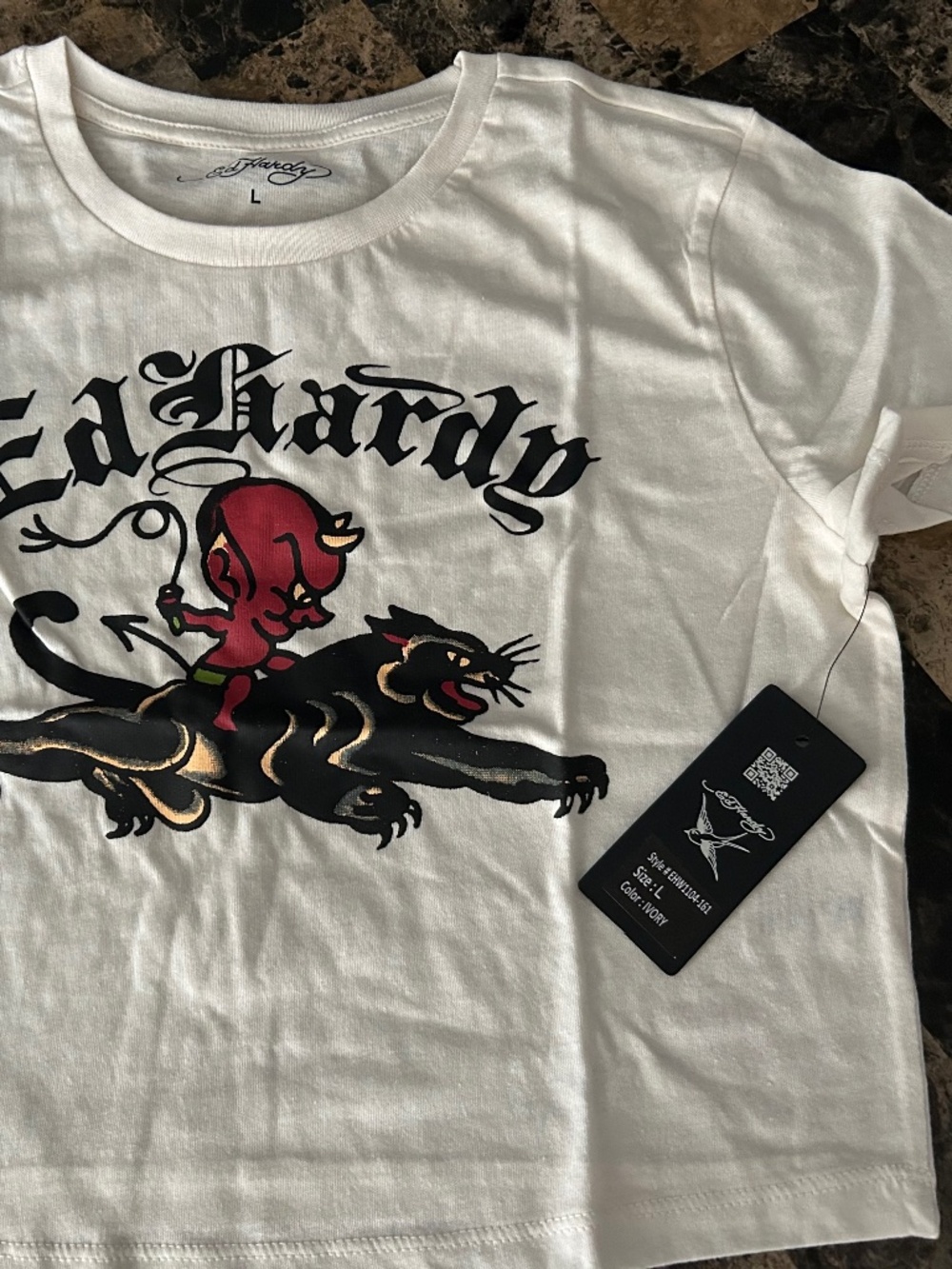 Ed Hardy crop top